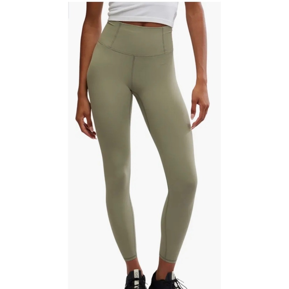 Free People Movement Sage Stone High Rise Leggings XL Green Womens NWT Athletic